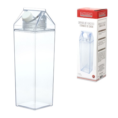 Garrafa formato caixa 1l