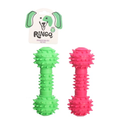 Brinq cao halteres 14cm