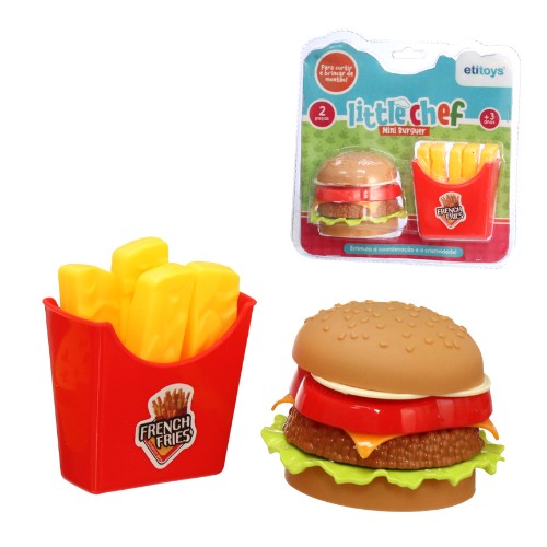 Kit comidinha mini burger 2pc