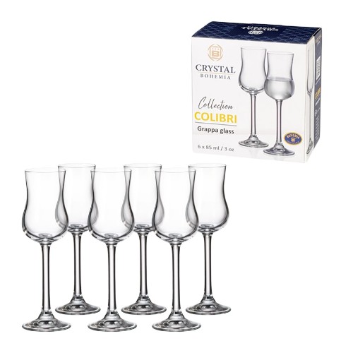 Taca grappa gastro 85ml 6pc