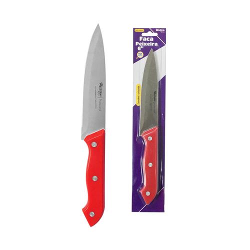 Faca peixeira cb color 6"