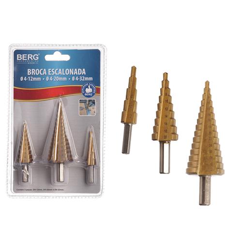 Broca escalonada 3pc berg