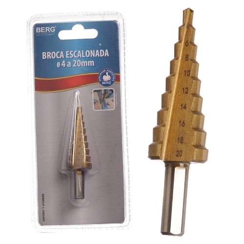 Broca escalonada 4/20mm berg