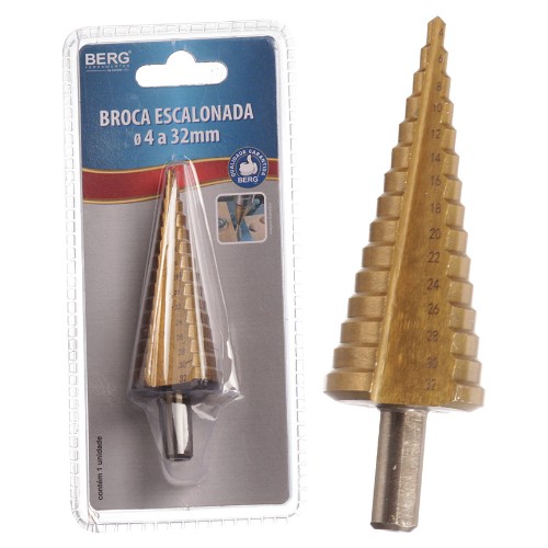 Broca escalonada 4/32mm berg