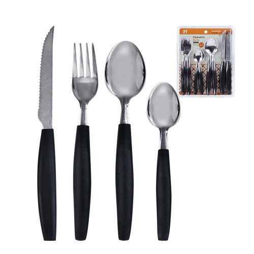 Faqueiro plastico avila 16pc
