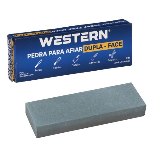 Pedra afiar dupla face 15cm