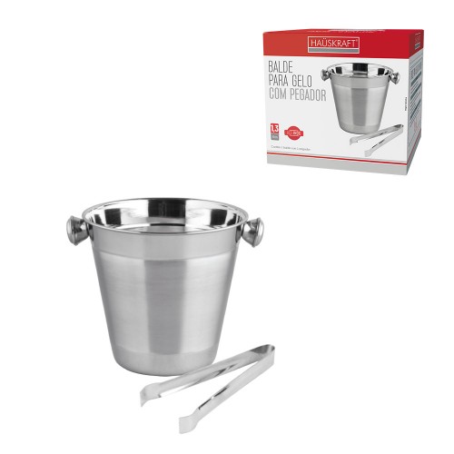 Balde gelo inox peg 1.3l