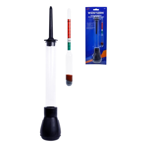 Teste bateria analo densimetro