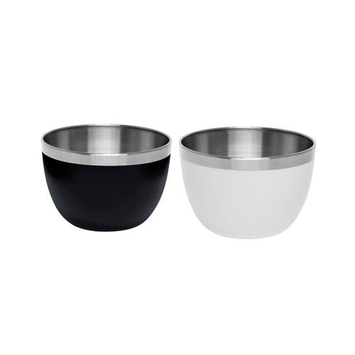 Bowl red inox 295ml 9cm 2pc