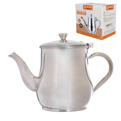 Bule aco inox filtro 600ml