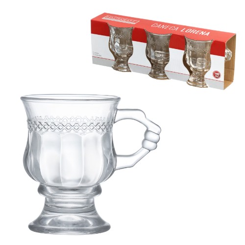 Caneca lorena 150ml 3pc