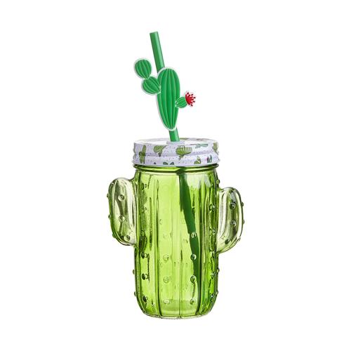 Caneca cacto canudo 380ml