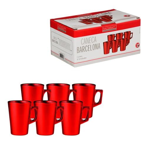 Caneca barcelona vm 140ml 6pc