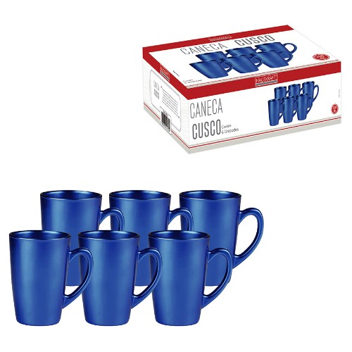 Caneca cusco az 200ml 6pc