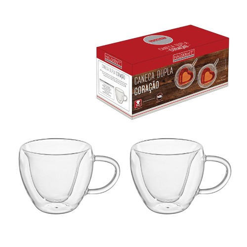 Caneca pd boro cora 230ml 2 pc