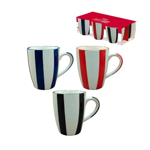 Caneca de ceram verso 330ml 3p