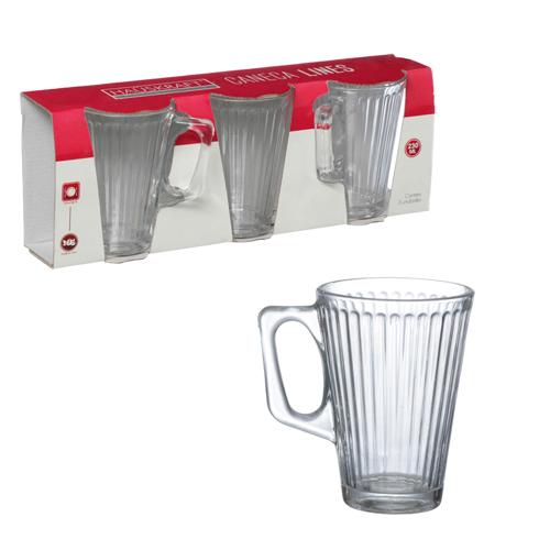 Caneca lines tr 230ml 3pc