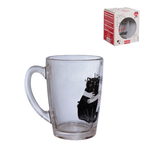 Caneca vdo me/amigo gato 320ml