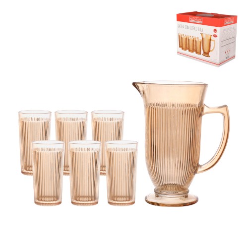 Jarra 6 copo vdo lila ab