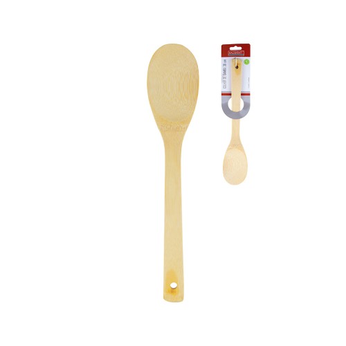 Colher bambu 30cm pc