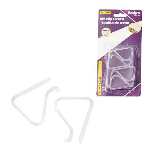 Jg 4 clips para toalha de mesa