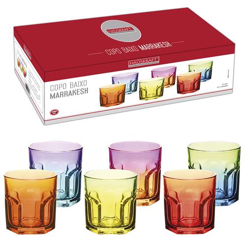 Copo bx vdo marr cl 280ml 6pc