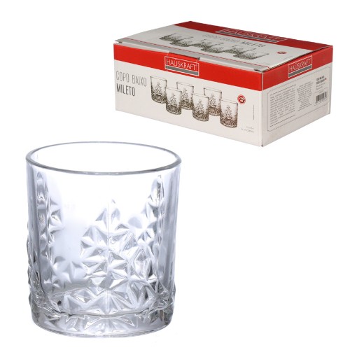 Copo bx vdo mileto 230ml 6pc