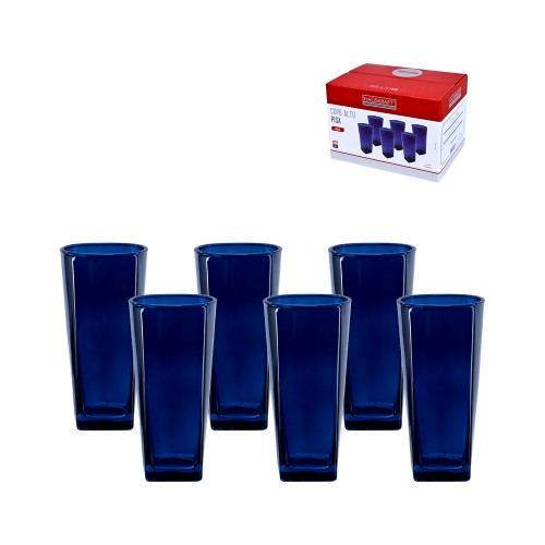 Copo alto pisa az 280ml 6pc