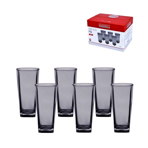 Copo alto pisa cz 280ml 6pc