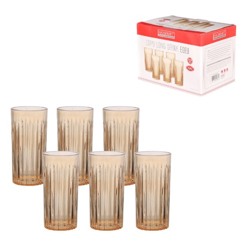 Copo ld vdo egeu 370ml 6pc