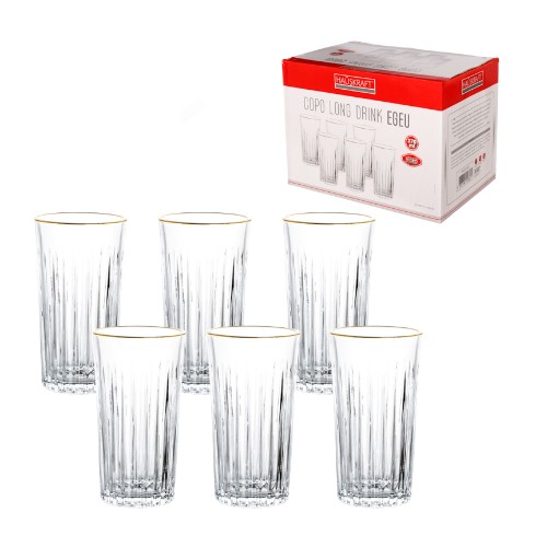 Copo ld vdo egeu bd 370ml 6pc