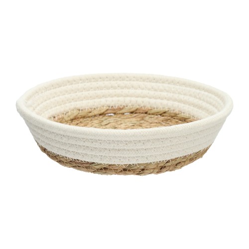 Cesto palha forro br 20cm