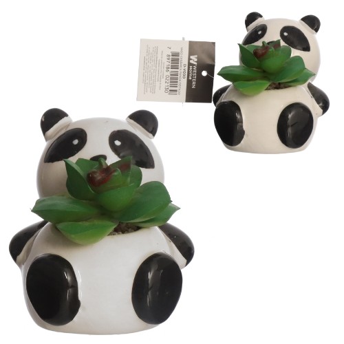 Vaso arranjo artf panda 9cm