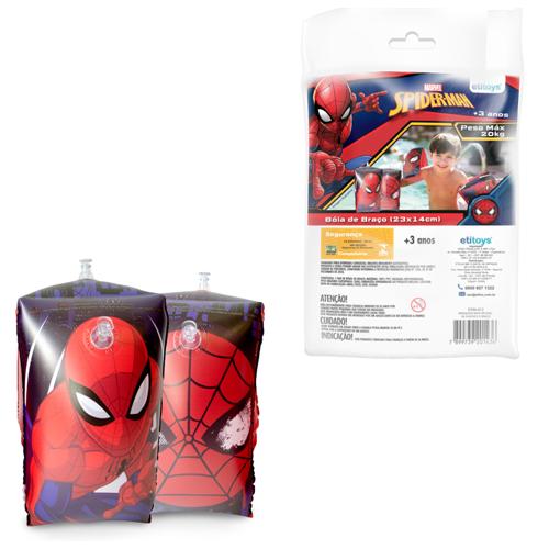 Boia Inflável Para Branco Spiderman 23 x 14 cm - Etitoys