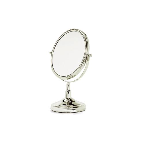 Espelho De Mesa De Aumento2x Dupla-Face Redondo 23 cm - Western