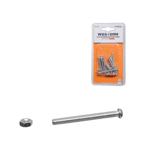 Parafuso porca m4x40mm 12pc