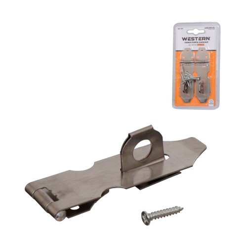 Trinco pta cadeado 74x24mm 2pc