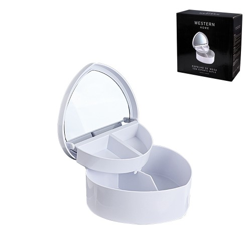 Espelho mesa sup dup 13.5cm br