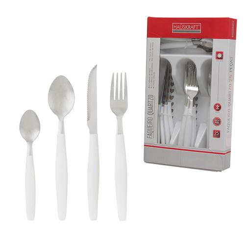 Faqueiro quartzo br 25pcs