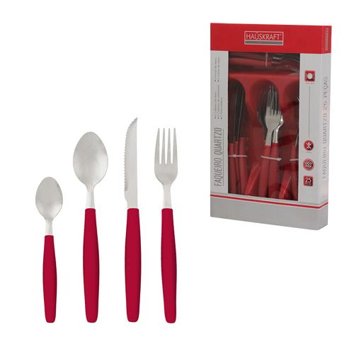 Faqueiro quartzo vm 25pcs