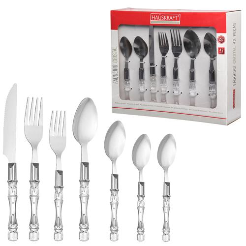 Faqueiro cristal 42pcs