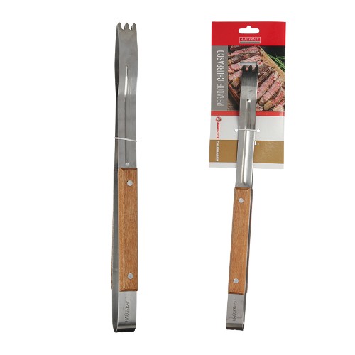 Churrasco pegador inox md 38cm
