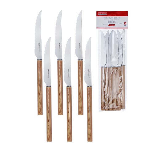 Faca churrasco tijucas 6pc