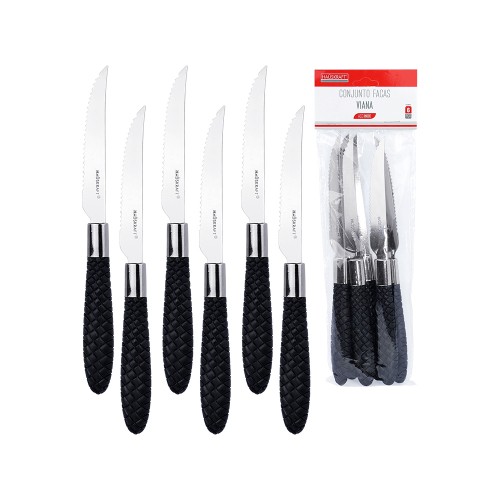 Faca churrasco viana 6pc