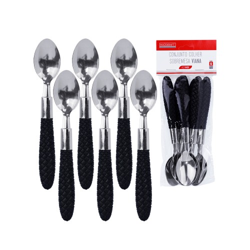 Colher s/mesa viana 6pc