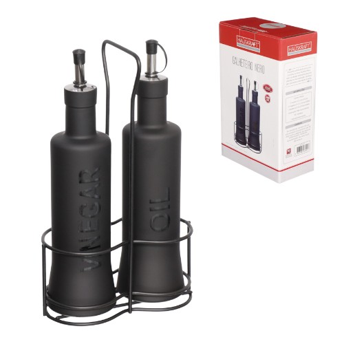 Galheteiro vdo sup nero 3pc