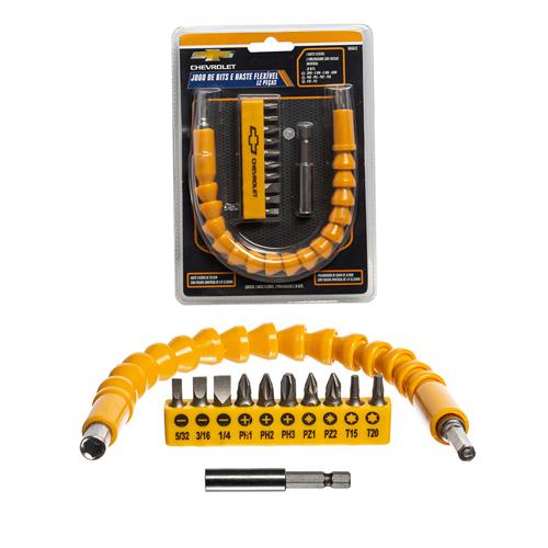 Jg 12pc bits e haste flexivel