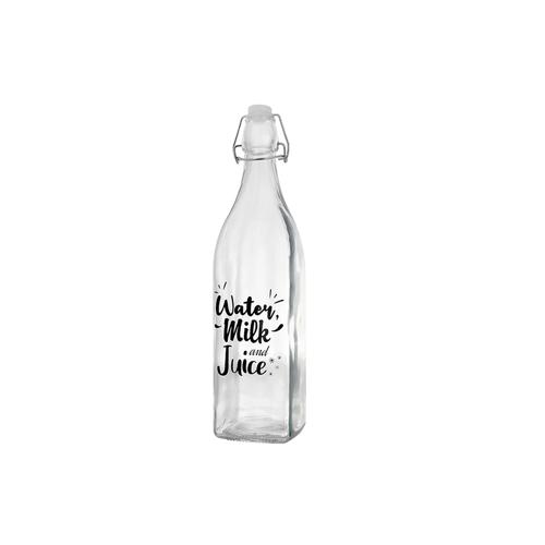Garrafa Quadrada Hermética Water 1l - Hauskraft