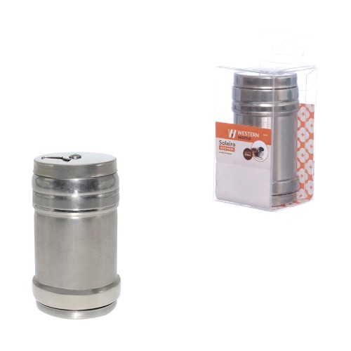 Saleiro inox 100ml 4x8cm