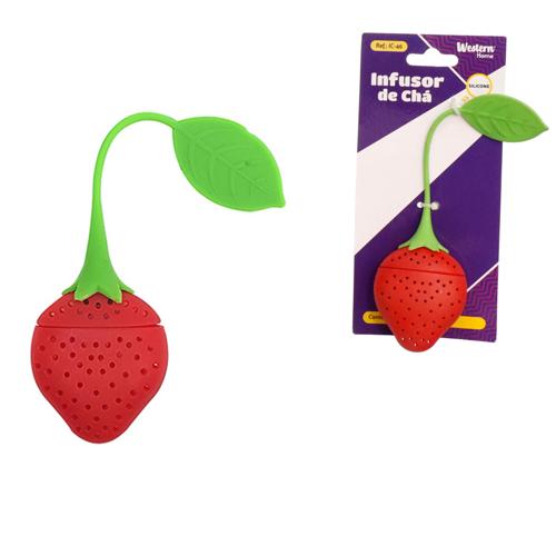 Infusor de cha morango